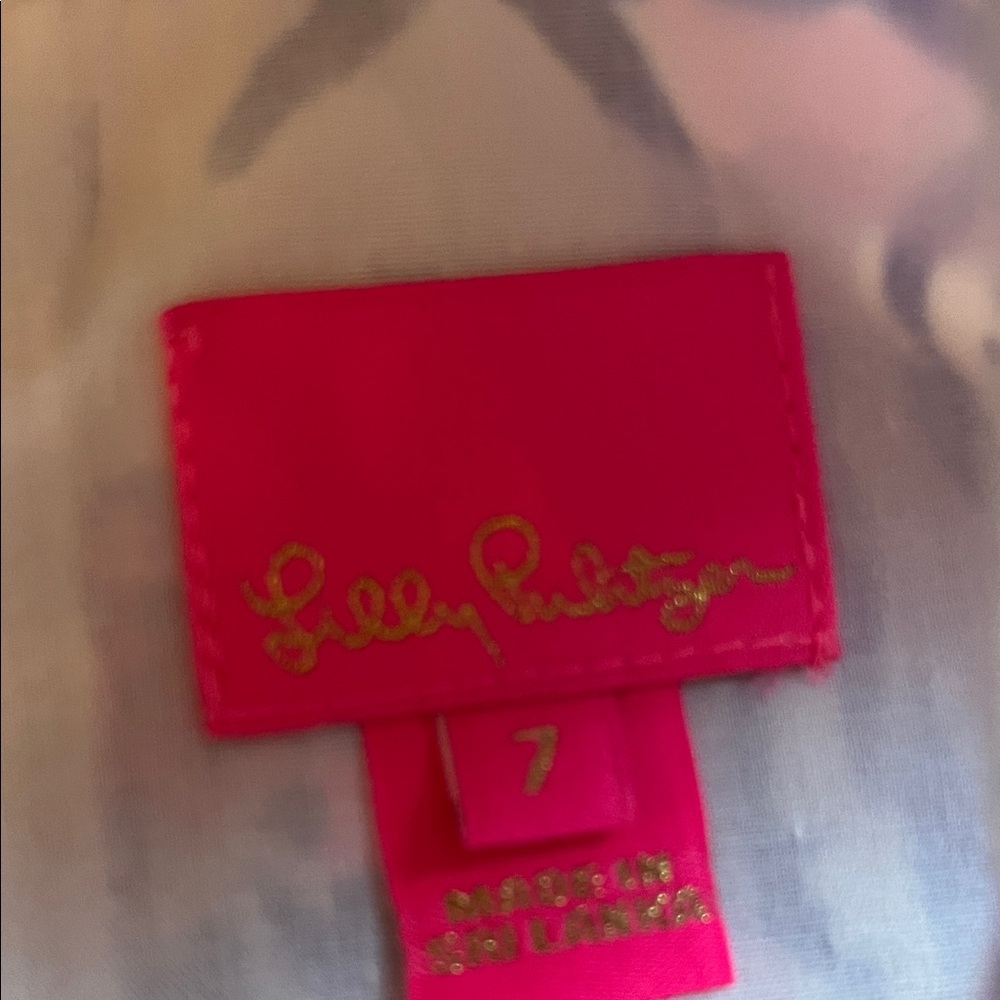 Lilly Pulitzer Shift Dress Size 7 - Picture 2 of 4